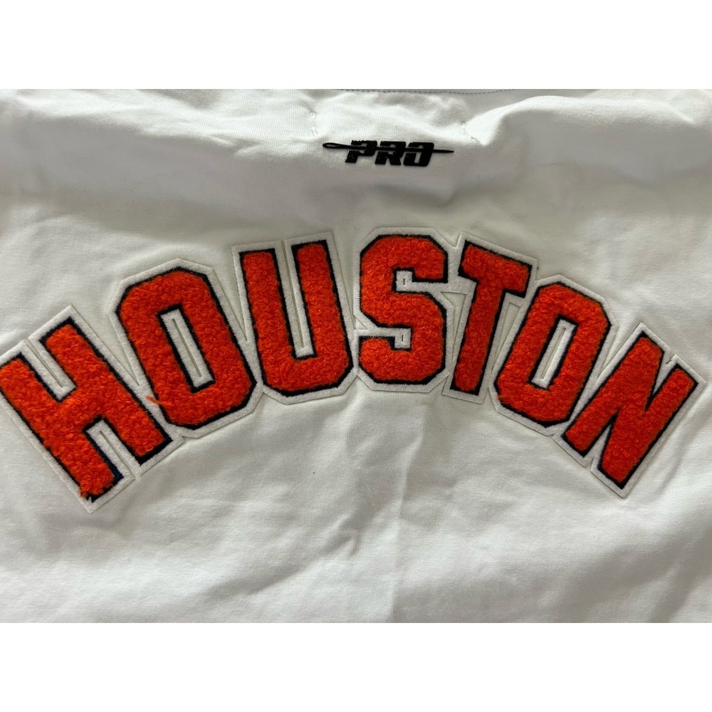 Pro Standard T-Shirt Women's MLB Houston Astros Cropped Boxy Tee Large - Picture 8 of 8